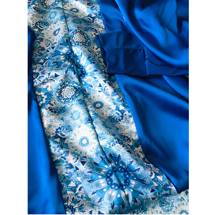 blue floral isdal